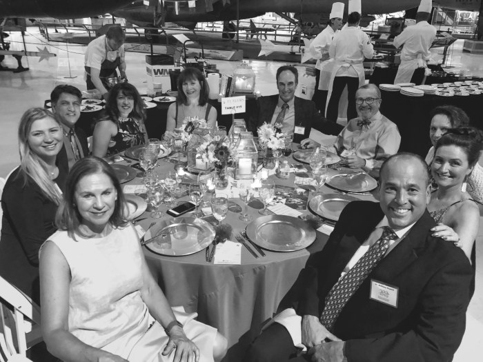 The group of people in American Liver Foundations Flavors event